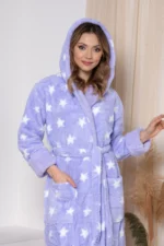 SZLAFROK DAMSKI softowy model: 3015 (S/M, L/XL, XXL) - obrazek 2