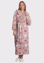 SZLAFROK DAMSKI softowy model: 3035 (S/M, L/XL, XXL)