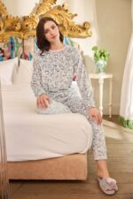 PIŻAMA DAMSKA Softowa model: 240695 (M, L, XL, XXL) - obrazek 3