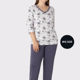 PIŻAMA DAMSKA model: U40036 (2XL, 3XL, 4XL, 5XL)