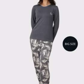 PIŻAMA DAMSKA model: 0407-V1 (2XL, 3XL, 4XL, 5XL)