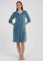 SZLAFROK DAMSKI welur model: 5070122126 (M, L, XL, XXL)