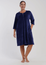 SZLAFROK DAMSKI welur model: 5070180000 (1XL, 2XL, 3XL, 4XL)