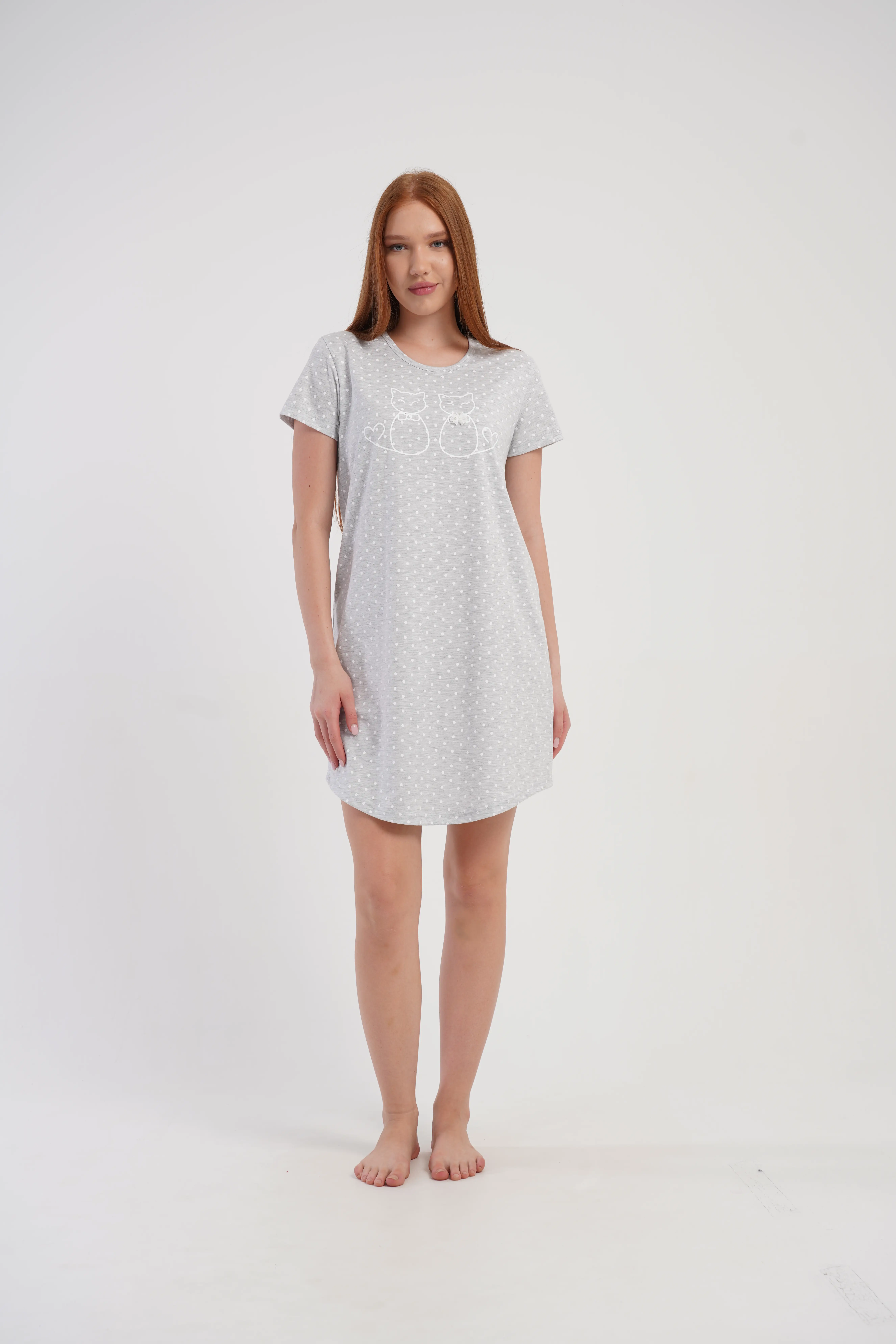 DSC00135 KOSZULA NOCNA DAMSKA model: 5080270451 (M, L, XL, XXL) - obrazek 4