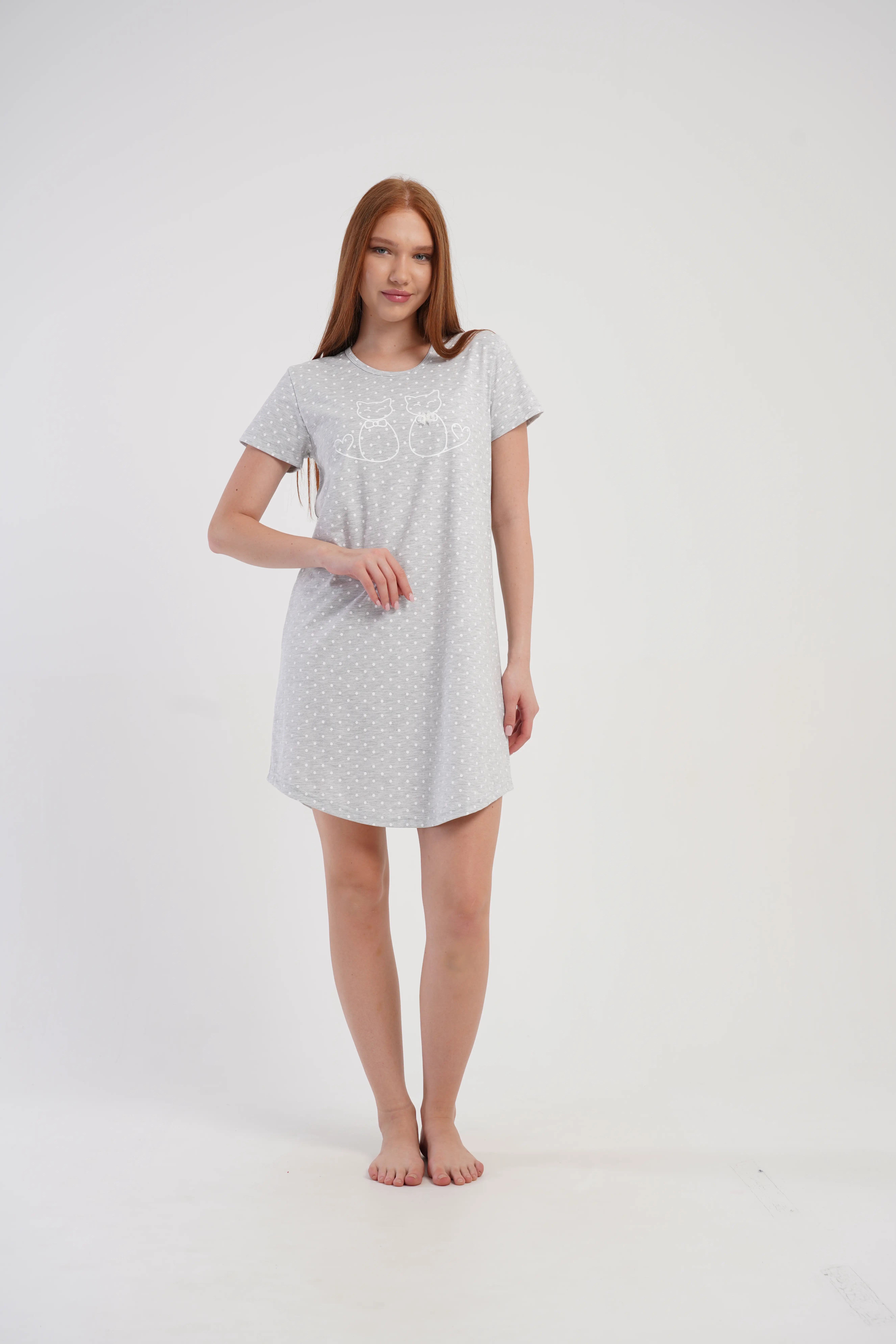 DSC00137 KOSZULA NOCNA DAMSKA model: 5080270451 (M, L, XL, XXL) - obrazek 3