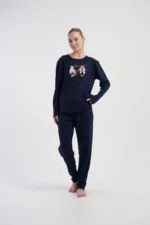 PIŻAMA DAMSKA interlock model: 5080290000 (S, M, L, XL) - obrazek 4