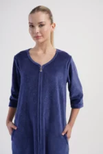 SZLAFROK DAMSKI welur model: 5070170000 (M, L, XL, XXL) - obrazek 3