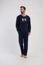 PIŻAMA MĘSKA interlock model: 5080300000 (M, L, XL, XXL) - obrazek 4