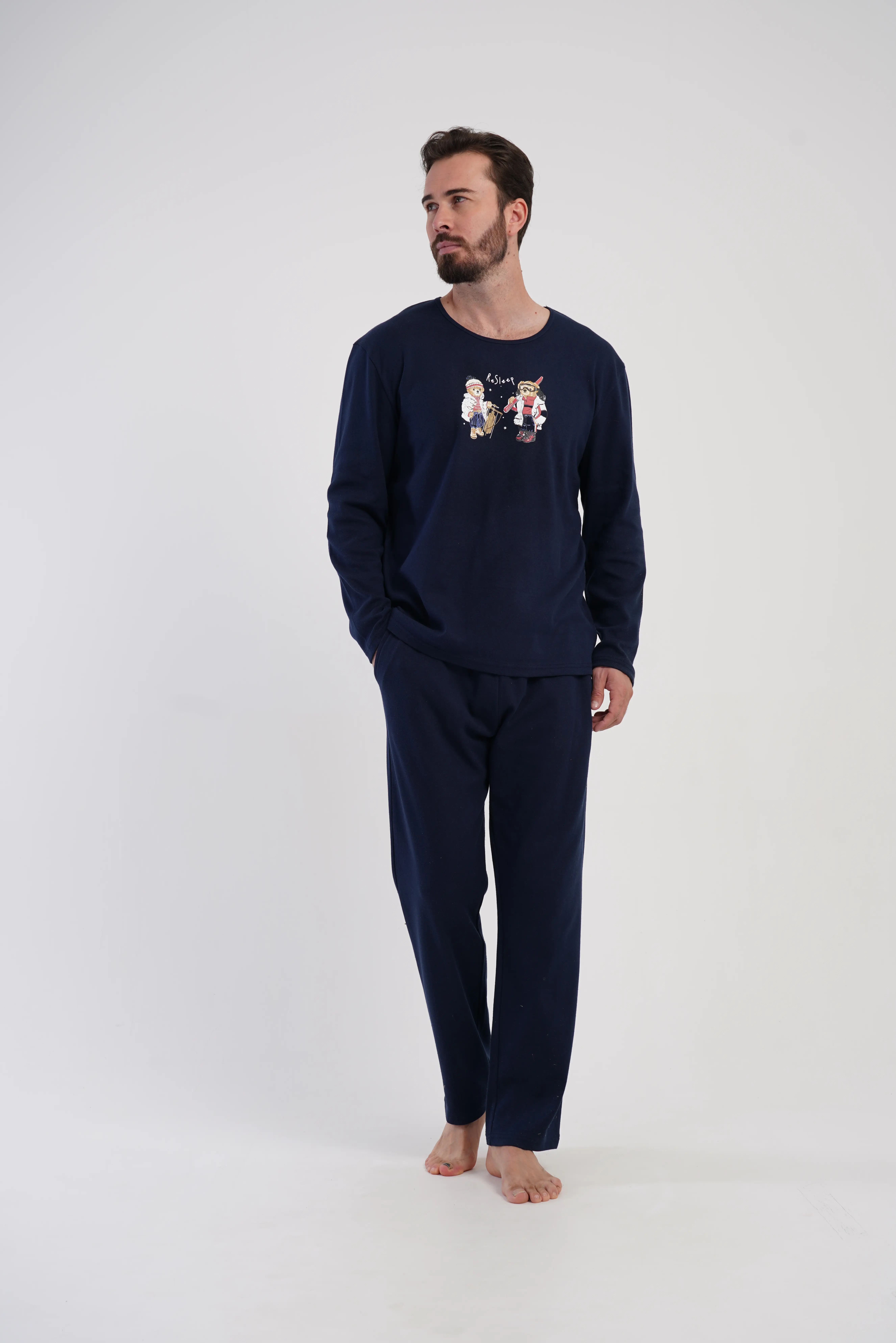 DSC00285 PIŻAMA MĘSKA interlock model: 5080300000 (M, L, XL, XXL) - obrazek 4