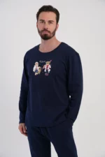 PIŻAMA MĘSKA interlock model: 5080300000 (M, L, XL, XXL) - obrazek 3