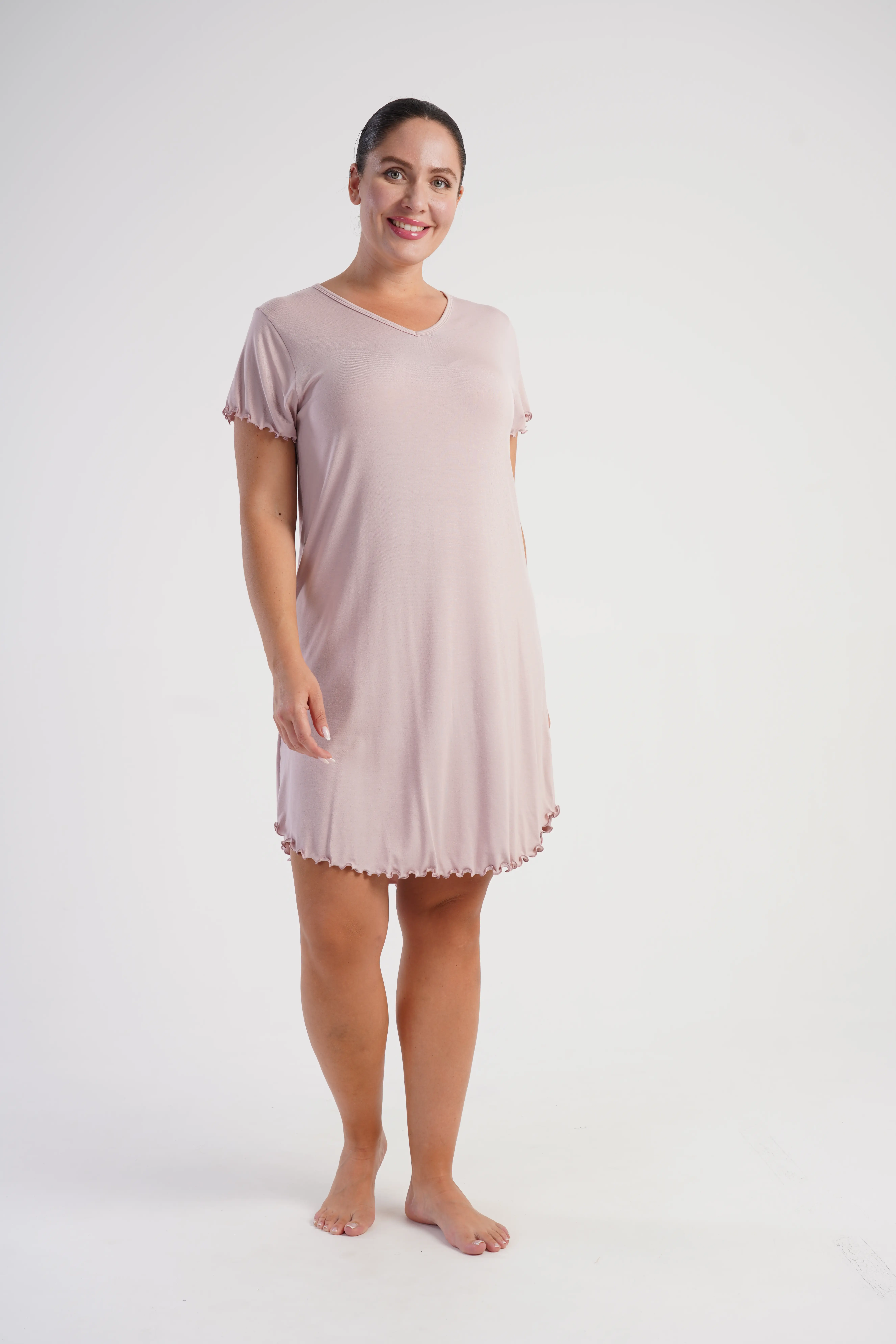 DSC00424 KOSZULA NOCNA DAMSKA model: 5080080000 (1XL, 2XL, 3XL, 4XL) - obrazek 4