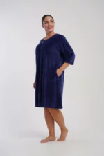 SZLAFROK DAMSKI welur model: 5070180000 (1XL, 2XL, 3XL, 4XL) - obrazek 5