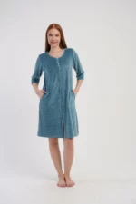 SZLAFROK DAMSKI welur model: 5070122126 (M, L, XL, XXL) - obrazek 5