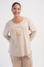 PIŻAMA DAMSKA model: 5040550612 (1XL, 2XL, 3XL, 4XL) - obrazek 3