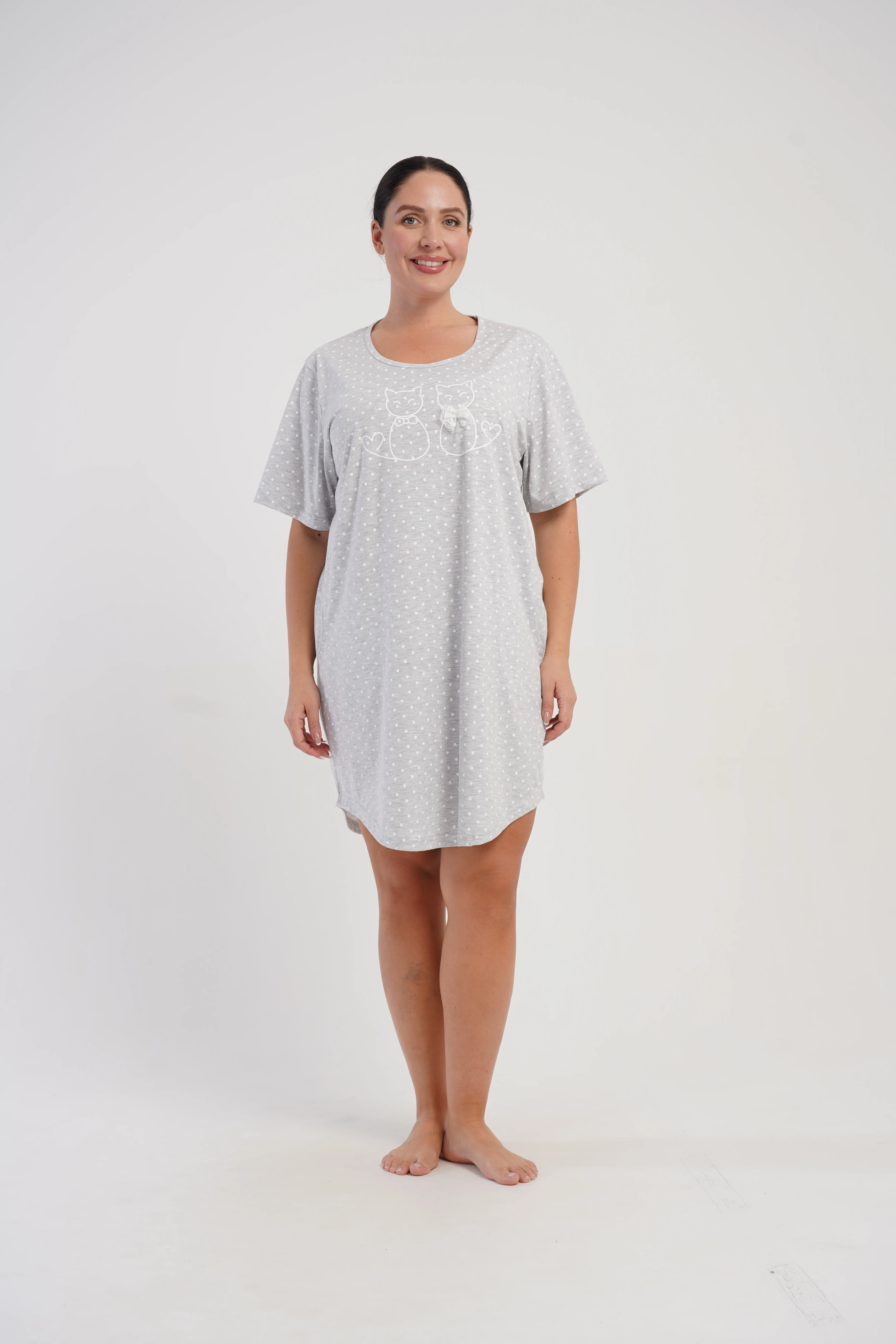 DSC00867 KOSZULA NOCNA DAMSKA model: 5080280451 (1XL, 2XL, 3XL, 4XL) - obrazek 2