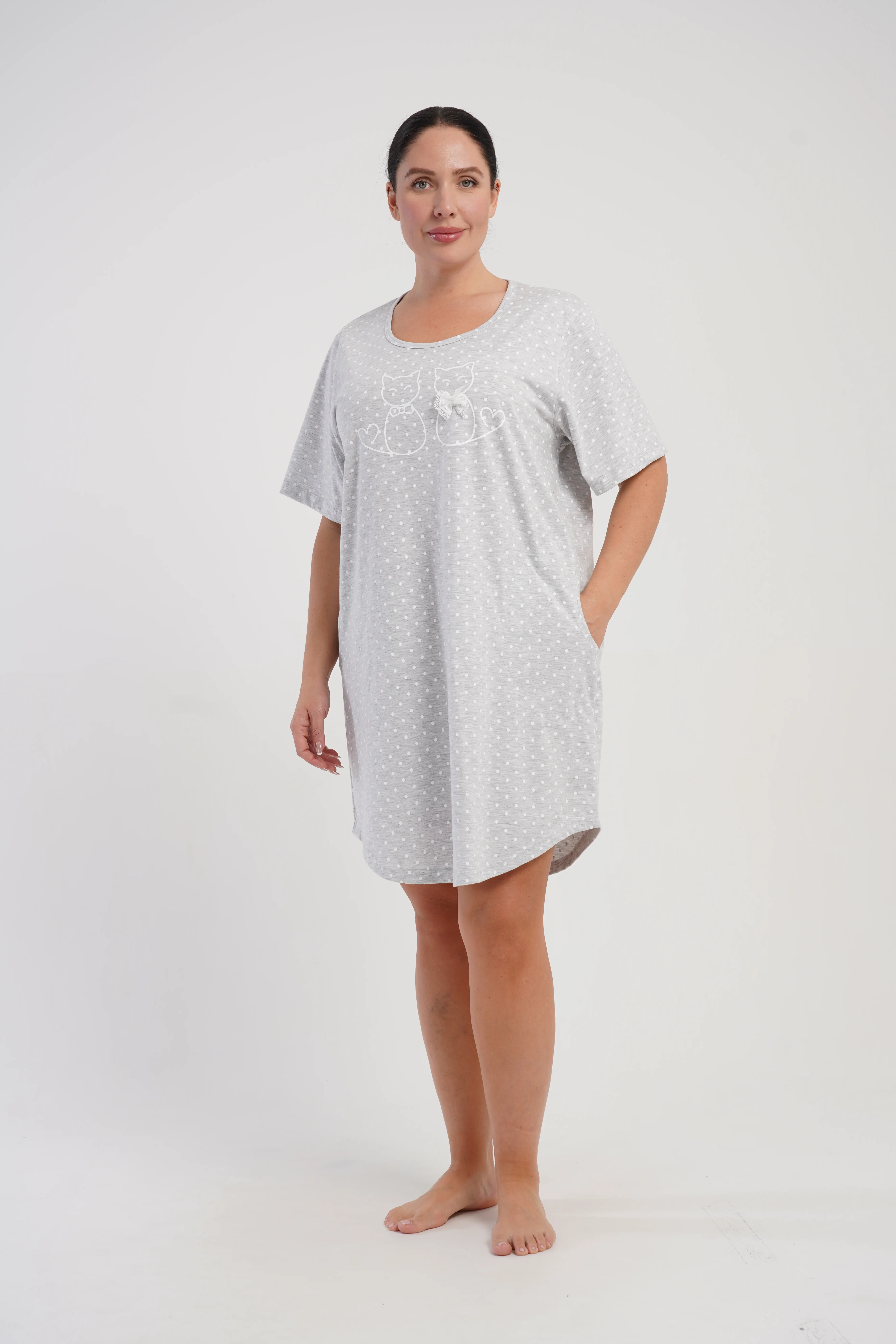 DSC00871 KOSZULA NOCNA DAMSKA model: 5080280451 (1XL, 2XL, 3XL, 4XL) - obrazek 4