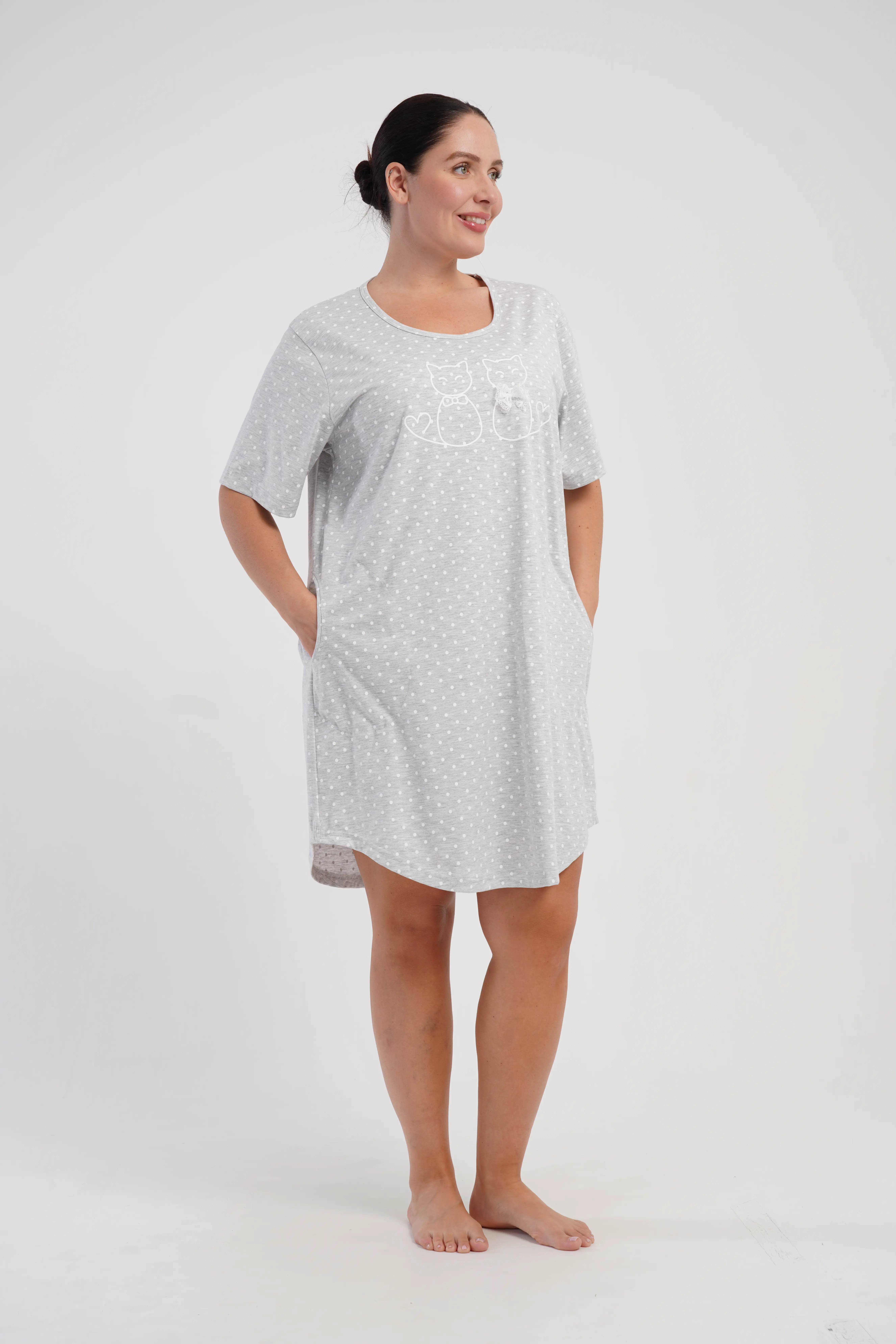 DSC00873 KOSZULA NOCNA DAMSKA model: 5080280451 (1XL, 2XL, 3XL, 4XL) - obrazek 5