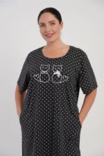 KOSZULA NOCNA DAMSKA model: 5080280451 (1XL, 2XL, 3XL, 4XL) - obrazek 3