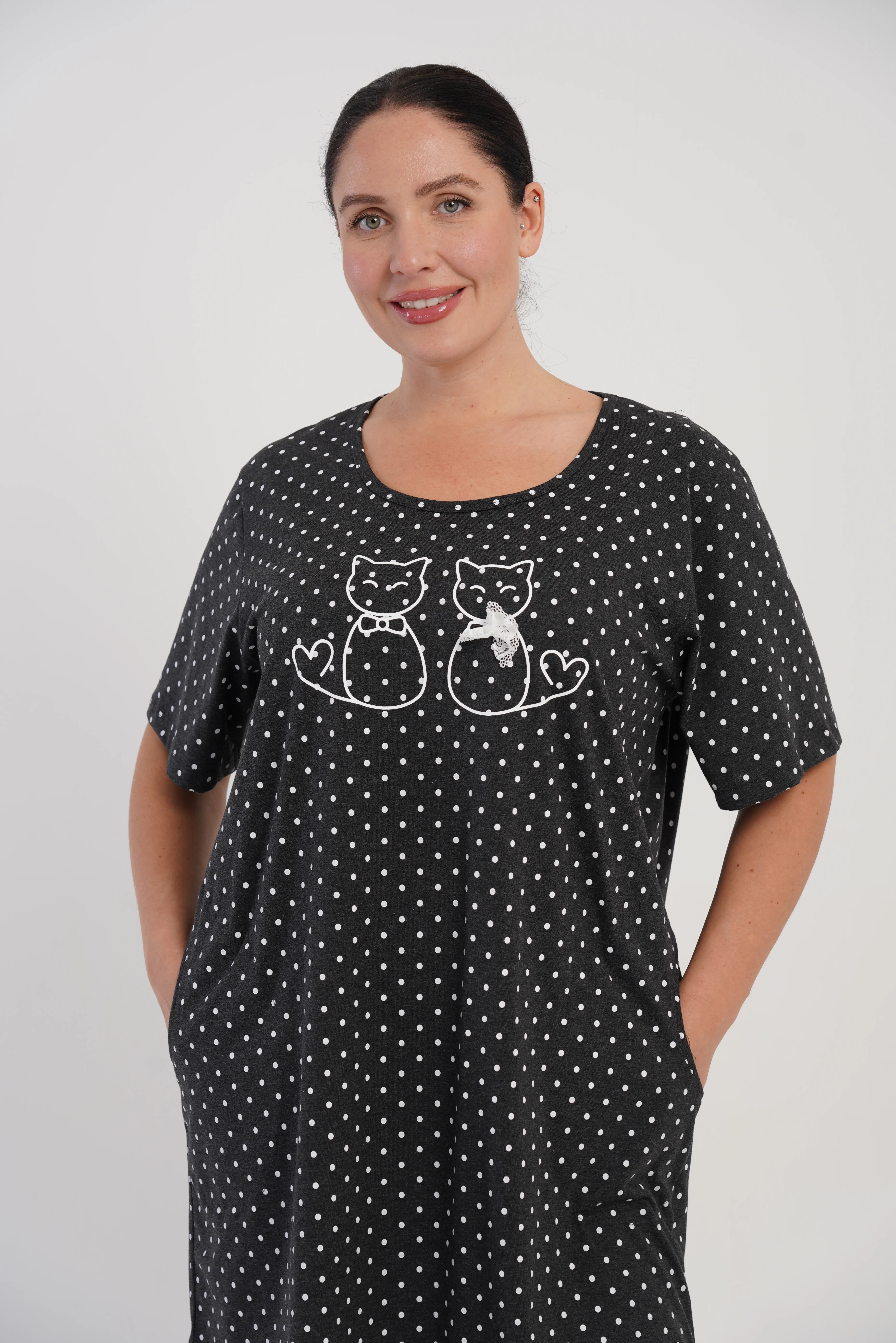 DSC00902 KOSZULA NOCNA DAMSKA model: 5080280451 (1XL, 2XL, 3XL, 4XL) - obrazek 3