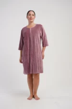 SZLAFROK DAMSKI welur model: 5070112126 (1XL, 2XL, 3XL, 4XL) - obrazek 4