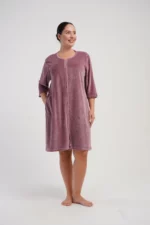 SZLAFROK DAMSKI welur model: 5070160000 (1XL, 2XL, 3XL, 4XL) - obrazek 4