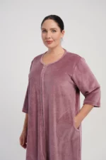 SZLAFROK DAMSKI welur model: 5070160000 (1XL, 2XL, 3XL, 4XL) - obrazek 3