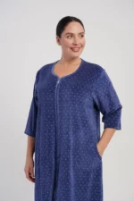 SZLAFROK DAMSKI welur model: 5070092126 (5XL, 6XL, 7XL) - obrazek 3