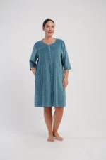 SZLAFROK DAMSKI welur model: 5070132126 (1XL, 2XL, 3XL, 4XL) - obrazek 4