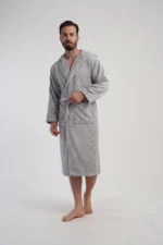 SZLAFROK MĘSKI FROTTE  model: 1618810000 (M, L, XL, XXL) - obrazek 4