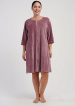 SZLAFROK DAMSKI welur model: 5070112126 (1XL, 2XL, 3XL, 4XL)