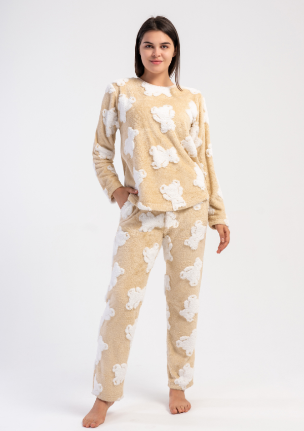 PIŻAMA DAMSKA Softowa model: 1618584116 (S, M, L, XL)