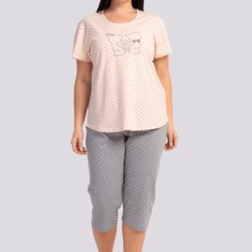 PIŻAMA DAMSKA model: 6080031248 (1XL, 2XL, 3XL, 4XL)