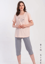 PIŻAMA DAMSKA model: 5110441248 (1XL, 2XL, 3XL, 4XL)