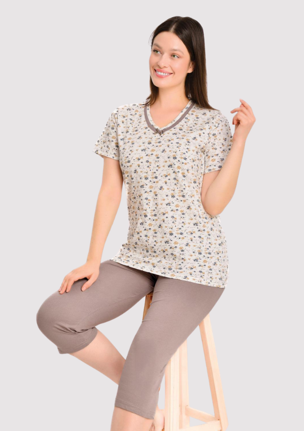 2 PIŻAMA DAMSKA model: 5167 (L, XL, XXL, 1XL, 2XL, 3XL) - obrazek 1