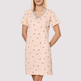 KOSZULA NOCNA DAMSKA model: 9096 (L, XL, XXL, 1XL, 2XL, 3XL)