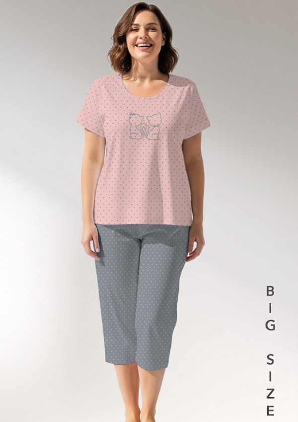 2 PIŻAMA DAMSKA model: 5090081248 (1XL, 2XL, 3XL, 4XL) - obrazek 1