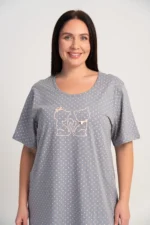 KOSZULA NOCNA DAMSKA model: 5110421248 (1XL, 2XL, 3XL, 4XL) - obrazek 3