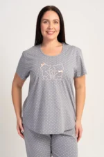 PIŻAMA DAMSKA model: 6080031248 (1XL, 2XL, 3XL, 4XL) - obrazek 3