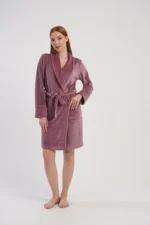 SZLAFROK DAMSKI welur model: 5070202126 (M, L, XL, XXL) - obrazek 5