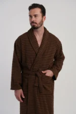 SZLAFROK MĘSKI FROTTE  model: 1618740000 (M, L, XL, XXL) - obrazek 3