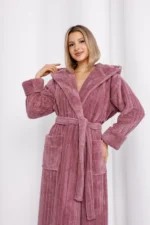 SZLAFROK DAMSKI softowy model: 3032 (S/M, L/XL, XXL) - obrazek 3