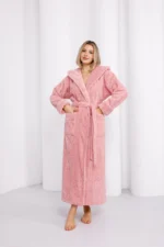 SZLAFROK DAMSKI softowy model: 3032 (S/M, L/XL, XXL) - obrazek 3