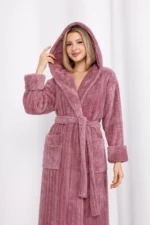 SZLAFROK DAMSKI softowy model: 3032 (S/M, L/XL, XXL) - obrazek 2