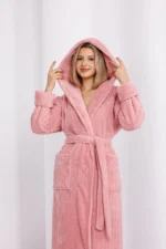 SZLAFROK DAMSKI softowy model: 3032 (S/M, L/XL, XXL) - obrazek 2