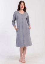SZLAFROK DAMSKI na suwak model: 5090091248 (1XL, 2XL, 3XL, 4XL)