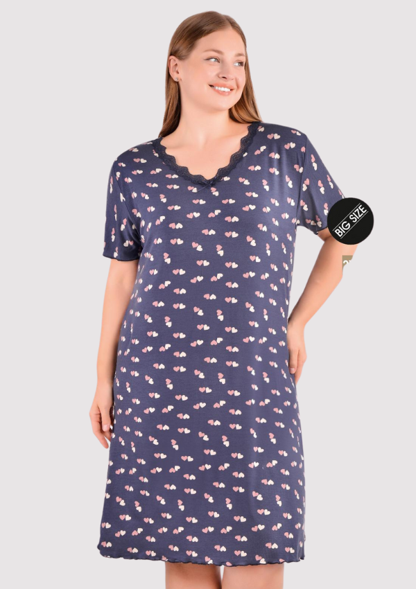 1 KOSZULA NOCNA DAMSKA model: 23181 (2XL, 3XL, 4XL, 5XL) - obrazek 1