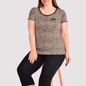 PIŻAMA DAMSKA model: 24014 (2XL, 3XL, 4XL, 5XL)