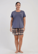 PIŻAMA DAMSKA model: 5100085505B (1XL, 2XL, 3XL, 4XL)