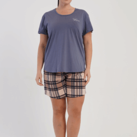 PIŻAMA DAMSKA model: 5100085505B (1XL, 2XL, 3XL, 4XL)