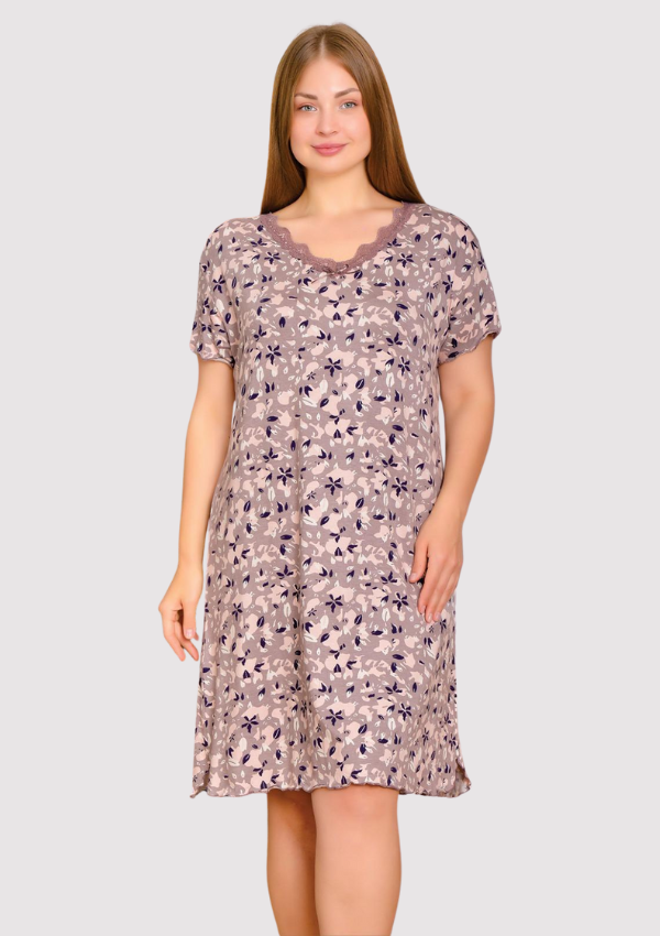 2 KOSZULA NOCNA DAMSKA model: 23076 (2XL, 3XL, 4XL, 5XL) - obrazek 1